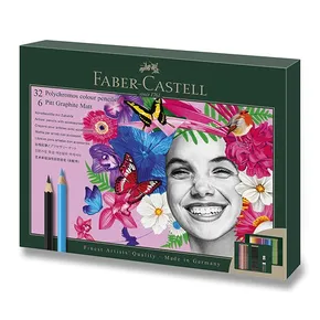Set Faber-Castell Polychromos & Pitt Graphit Matt 40-tlg.